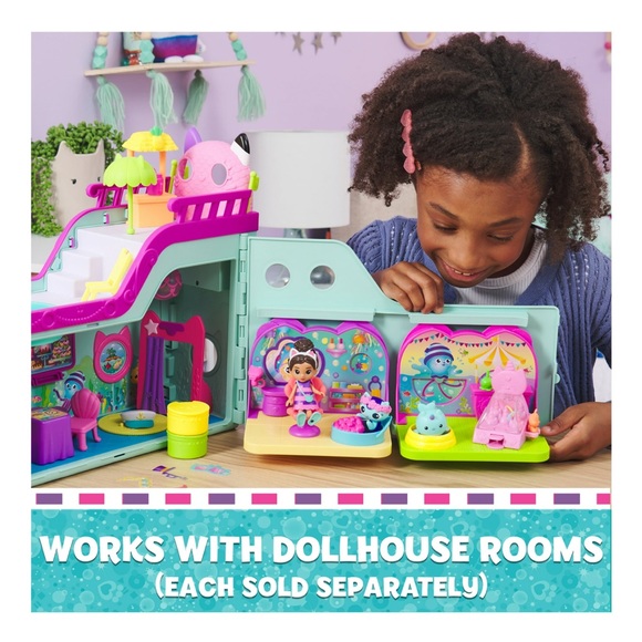 NWB Gabby’s Dollhouse, Gabby Cat Friend Ship Cruise Ship Toy Vehicle Playhouse - Picture 7 of 11